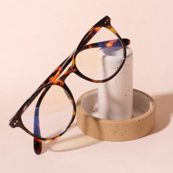 Ezra Tortoise Brown Computer Blue Light Glasses - Picture 6 of 6